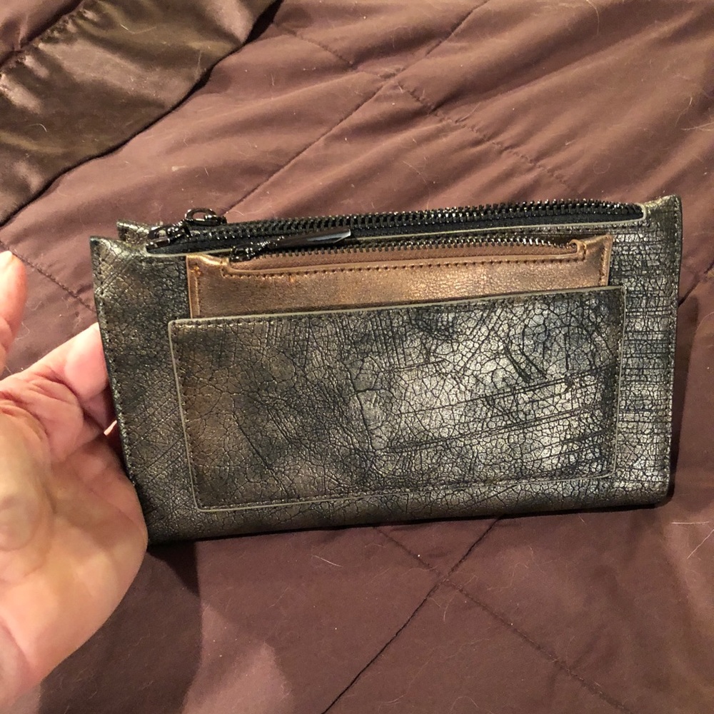Vinyl wallet new without tags SOLD